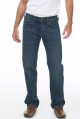 LXDirect mens evisu classic fit dark denim stitch logo jeans