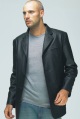 LXDirect mens leather blazer