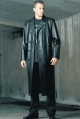 LXDirect mens leather full-length coat