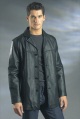 LXDirect mens leather reefer jacket