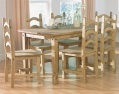 LXDirect mexicana dining table and 6 chairs