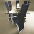 monaco dining table and 6 chairs