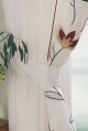 LXDirect oriental lily curtains and tie-backs