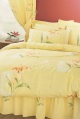 LXDirect ornate lily curtains with tie-backs