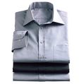 LXDirect pack of three plain collar short-sleeved shirts