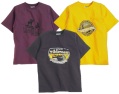 pack of three short-sleeved printed t-shirts