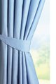 LXDirect Paris check curtains with tie-backs
