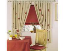 LXDirect peacock tab-top curtains