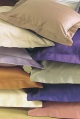 LXDirect plain-dyed satin cushion covers