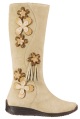 LXDirect prairie high-leg flower-trim boots