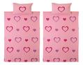 LXDirect printed hearts duvet cover sets