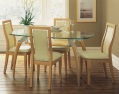 LXDirect spider dining table and 4 chairs