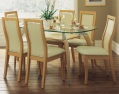 spider dining table and 6 chairs