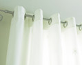 LXDirect starburst ring-top voile curtains