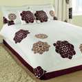 LXDirect suede flower duvet cover