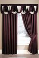 unlined pleated satin curtains