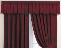 LXDirect velvet pleated curtains