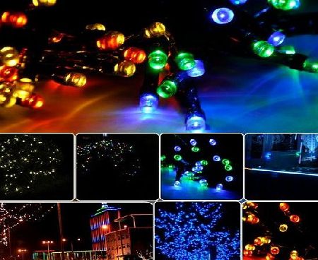 Lychee 10m 33ft 100LED Waterproof Battery Operated Fairy String Lights With 8 Modes for Outdoor Indoor Wedding Garden Home Party Christmas Decoration (Warm White)