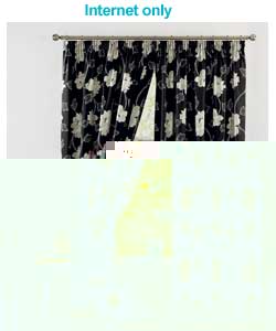 lydia Black Curtains 90 x 90
