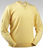Lyle & Scott Glenbrae Golf Lambswool Sweater Corn S