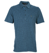 Lyle and Scott Deep Indigo Pique Polo Shirt