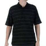 Lyle & Scott Nike D F Striped Polo Shirt Black Large