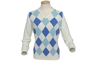 Lyle and Scott Ladies Argyle Lambswool Pull Over (Machine Washable)