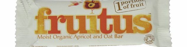 Lyme Regi Foods Organic Fruitus Bars Apricot No Added Sugar 35g (Pack of 24)