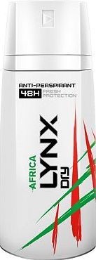 Lynx, 2041[^]10027830 Dry Africa Anti-Perspirant Deodorant 150ml