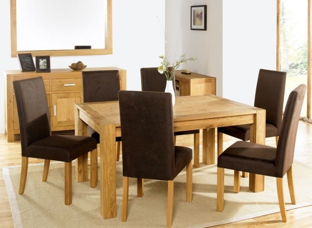 Oak End Extension Dining Table - 110 cm and