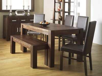 lyon Walnut Dining Table 150cm - Table only