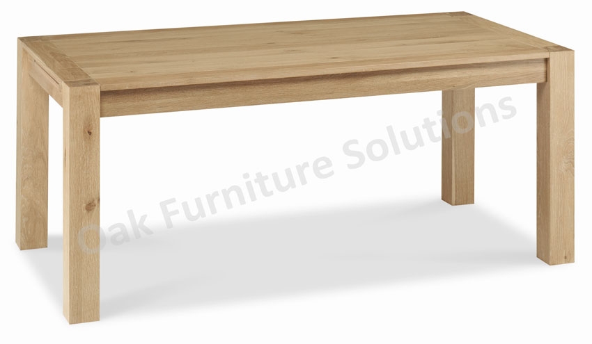 Lyon Washed Oak End Extension Dining Table