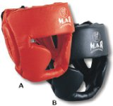 M.A.R International Ltd. MAR Boxing Head Guard (Cowhide Leather) SB