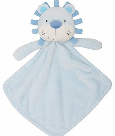 Baby Boy Newborn Soft Lion Animal Comforter Security Blanket Baby Blue One Size