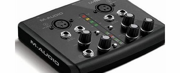 M-Audio M-Track 2 Channel Portable USB Audio and MIDI Interface with Ignite by AIR and Ableton Live Lite
