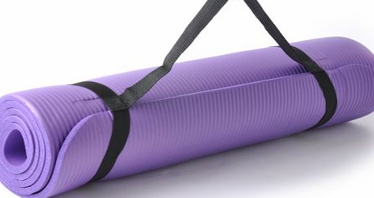 Macallen TM 10mm Yoga Exercise Camping Sleeping Mat 7 Colours By Macallen TM (Purple)