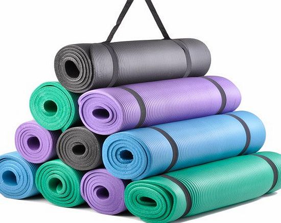 Macallen TM 10mm Yoga Exercise Camping Sleeping Mat 8 Colours By Macallen TM (Dark Green)