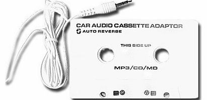 iPod Cassette Adapter White
