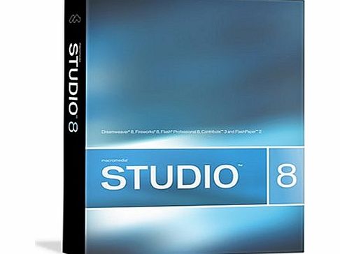Macromedia Studio 8 (Includes: Flash Professional 8, Dreamweaver 8, Fireworks 8, Contribute 3, and FlashPaper 2)