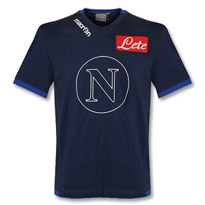 Macron 09-10 Napoli V-Neck T-Shirt - Navy