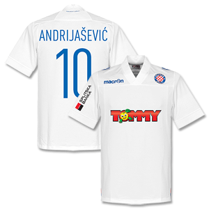 Macron 13-14 Hajduk Split Home Shirt   Andrijasevic 10
