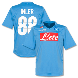 Macron 14-15 Napoli Home Inler 88 Supporters Shirt 2014