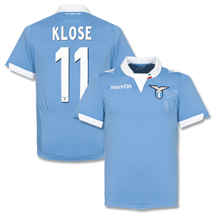 Macron Lazio Home Klose Shirt 2014 2015