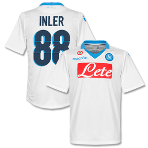 Macron Napoli 3rd Inler 88 Supporters Shirt 2014 2015