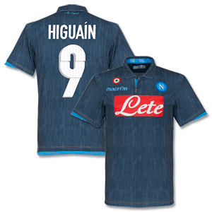 Macron Napoli Away Higuain Shirt 2014 2015 (Fan Style