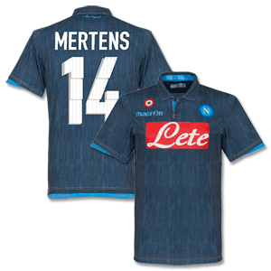 Macron Napoli Away Mertens Shirt 2014 2015 (Fan Style
