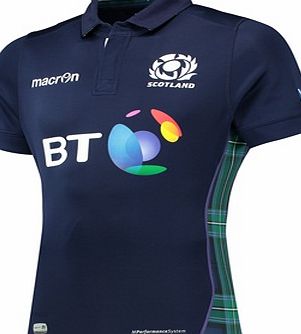Macron Scotland Home Pro Body Fit Short Sleeve Shirt