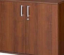 MAG EURO wide cupboard cabinet file filing cabinet with 2 doors shelf in walnut colour home office furniture