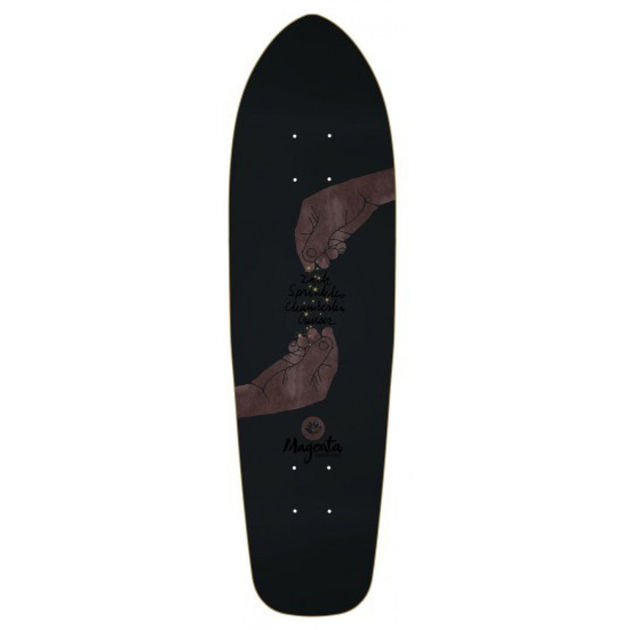 Magenta Sprinkles Cruiser Skateboard Deck - 8 inch