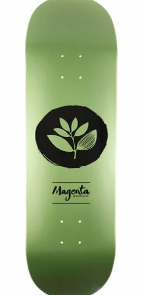 Magenta Team Circle Olive Skateboard Deck - 8.4